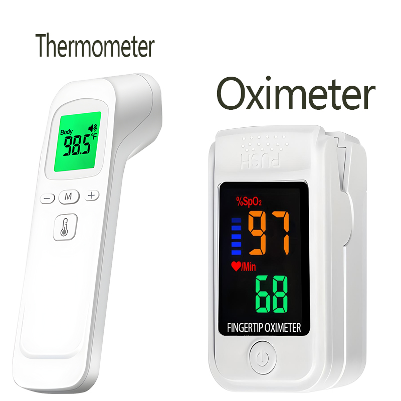 Pulse Oximeter - 非接触体温計 赤ちゃん・大人用額用デジタル体温計 赤外線パルスオキシメーター