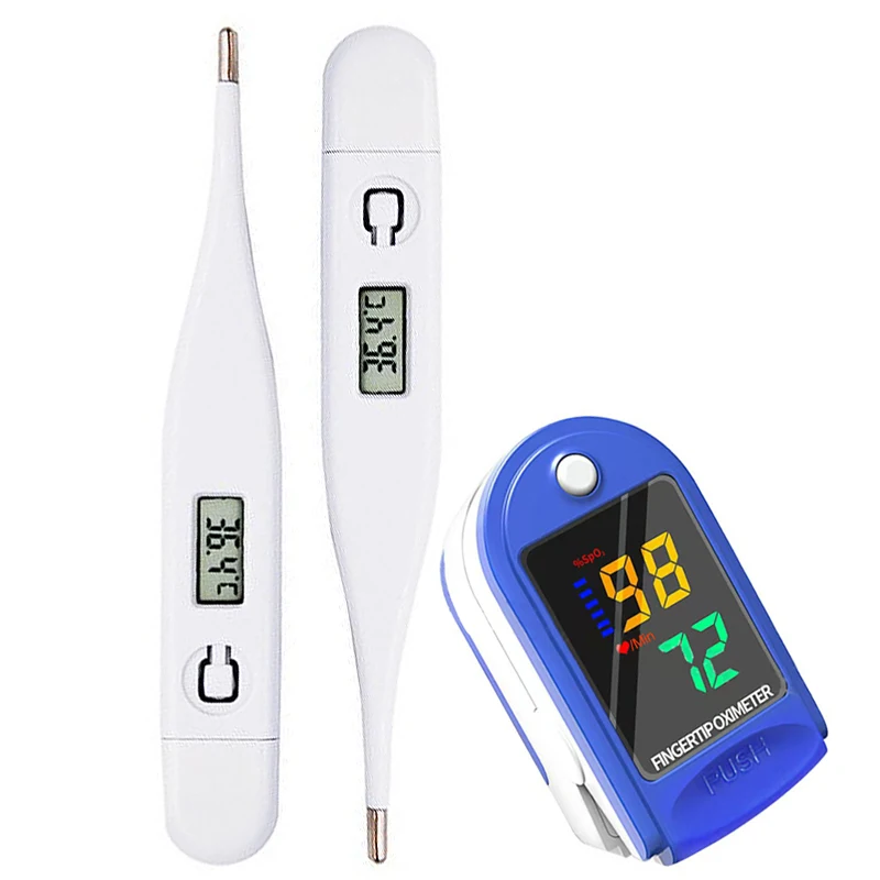 Pulse Oximeter - 赤ちゃん用デジタル指温度計,パルスオキシメータ,正確な口腔脇の下,温度測定,発熱アラート,温度計