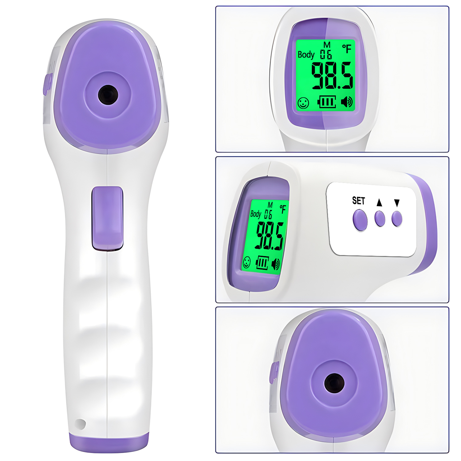非接触デジタル赤外線額温度計または指先パルスオキシメーター酸 - Pulse Oximeter のレビューと価格