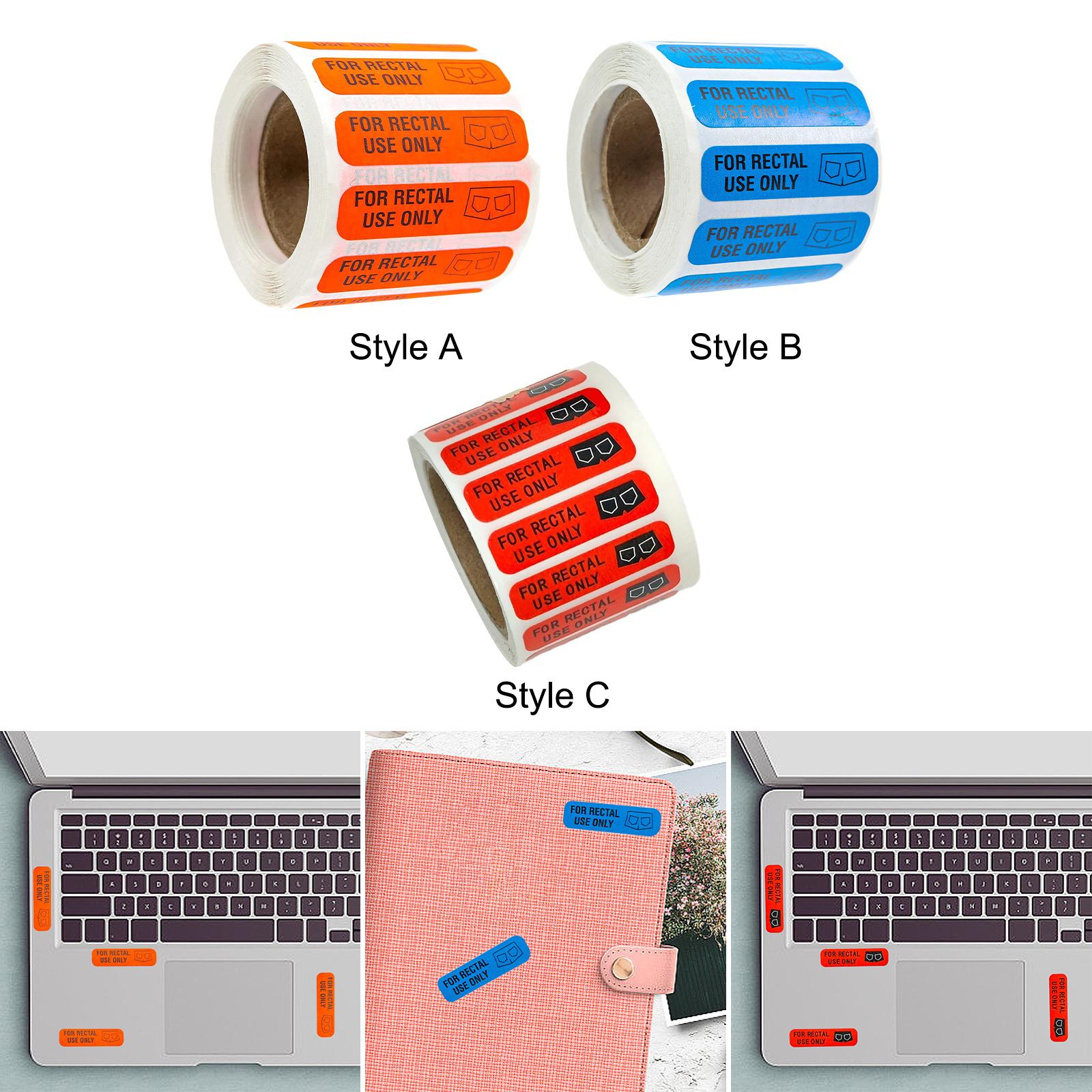 500 枚 腸内使用専用ステッカー 1.80 インチ x 2 - Medical Label のレビューと価格