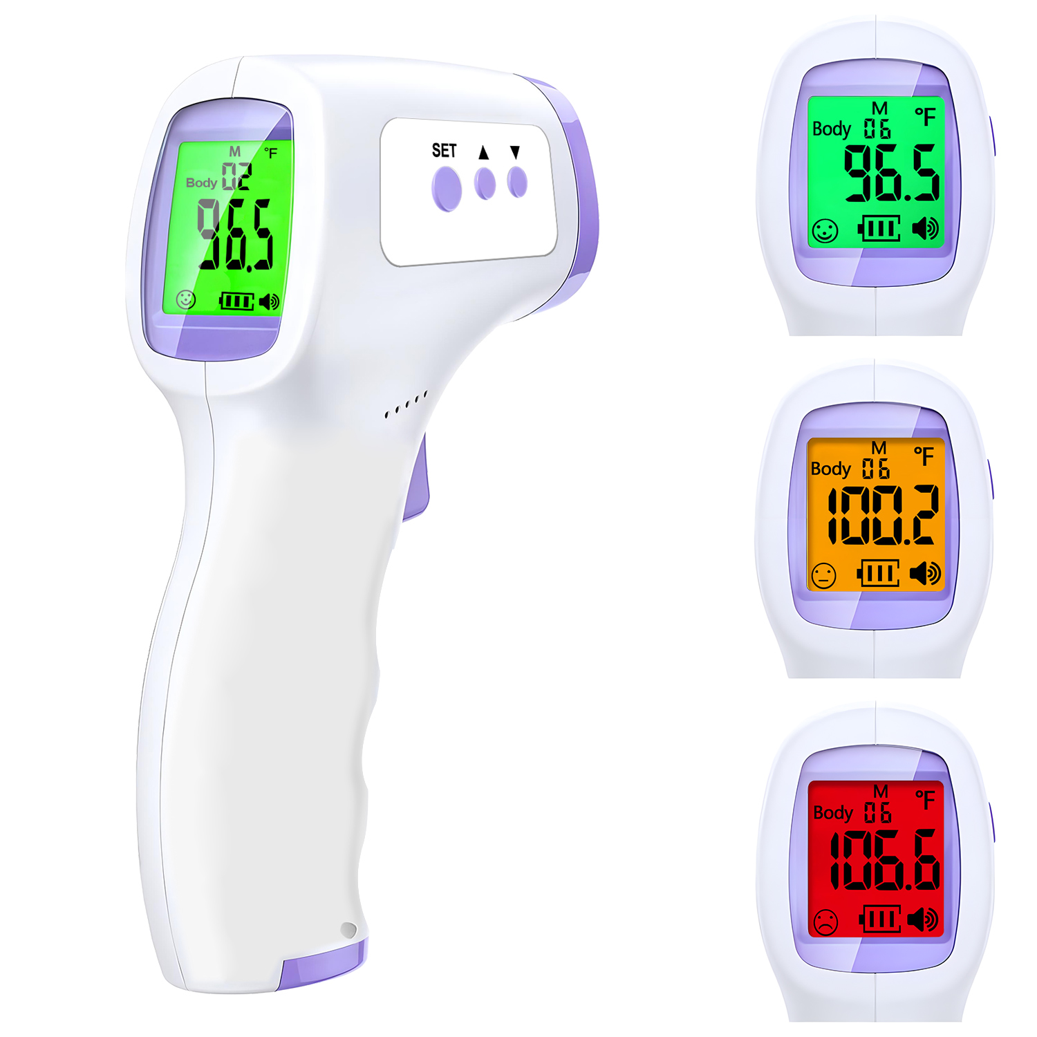 デジタル赤外線体温計額体温計非接触式体温計または医療用ポータ - Pulse Oximeter のレビューと価格