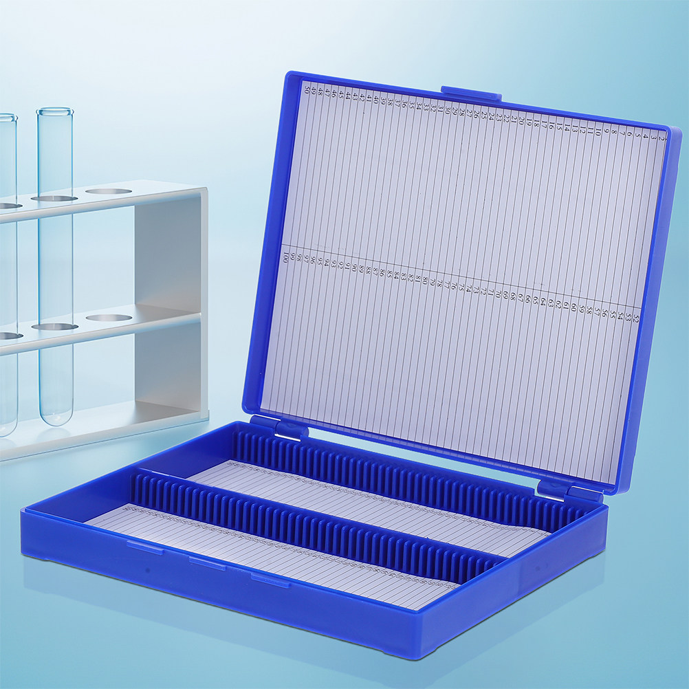 病理スライド収納ボックス2個入り。大容量で透明なプラスチック - Pathology Slide Storage のレビューと価格