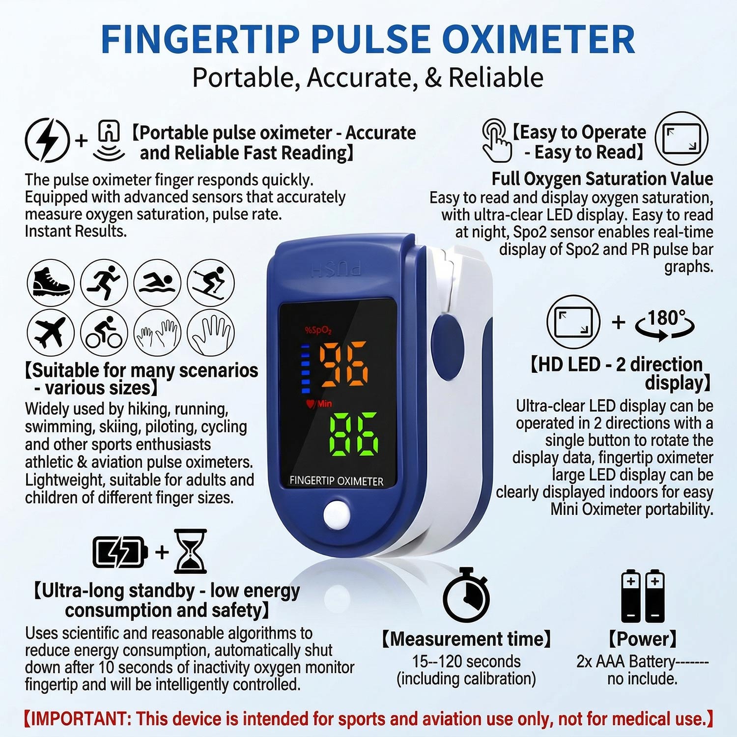 医療用額温計、指先パルスオキシメーター、血中酸素飽和度測定器 - Pulse Oximeter のレビューと価格