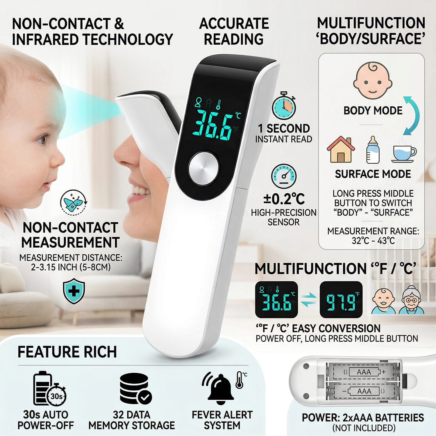医療用額温計、指先パルスオキシメーター、血中酸素飽和度測定器 - Pulse Oximeter のレビューと価格
